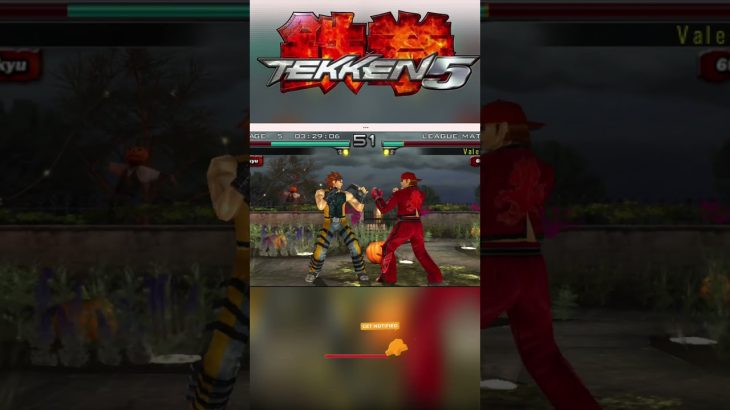 💥 Tekken 5 Hwoarang vs Hwoarang 🔥 철권5 화랑 미러전 🥋 ファラン のキック #Shorts